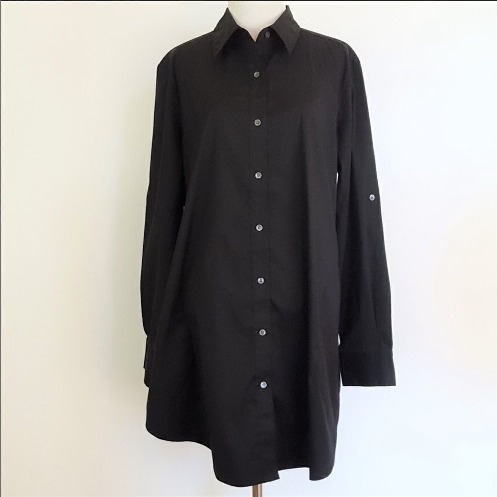 Lafayette 148 New York Jaycee button down tunic - Picture 8 of 8